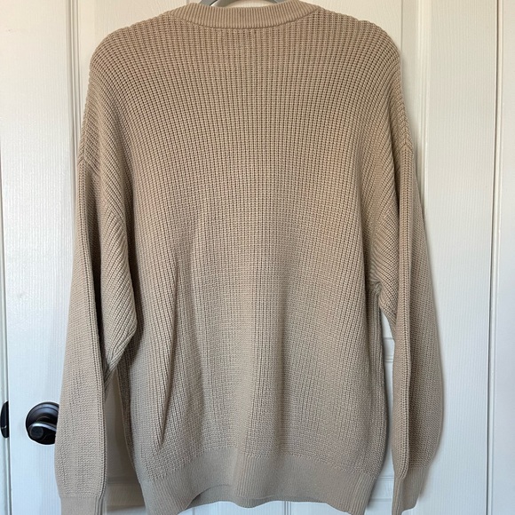 TNA Aritzia Beacon V-neck Knitted Tab Sweater size M - Picture 3 of 3